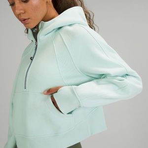 NWT Lululemon Scuba Oversized Half-Zip 1/2 Zip Hoodie Sweatshirt - Delicate Mint